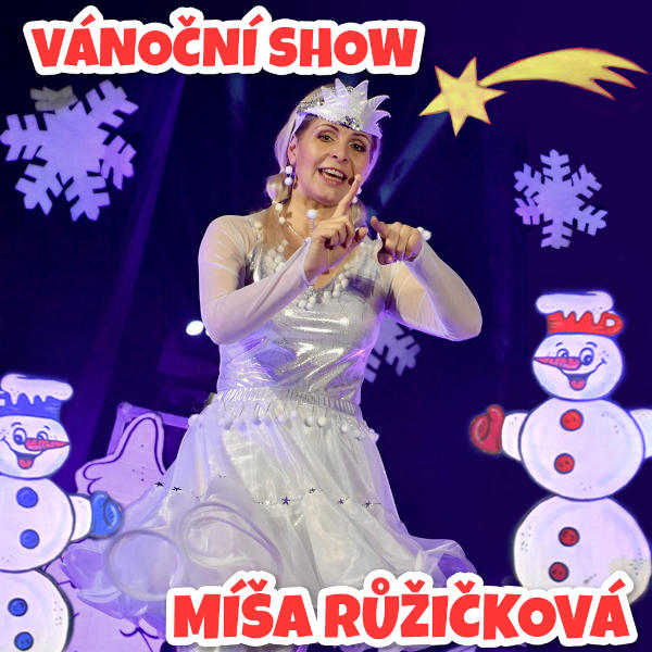 Pozvání na akci - Vánoční show - Míša Růžičková