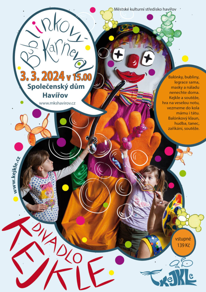 Pozvání na akci - Bublinkový karneval