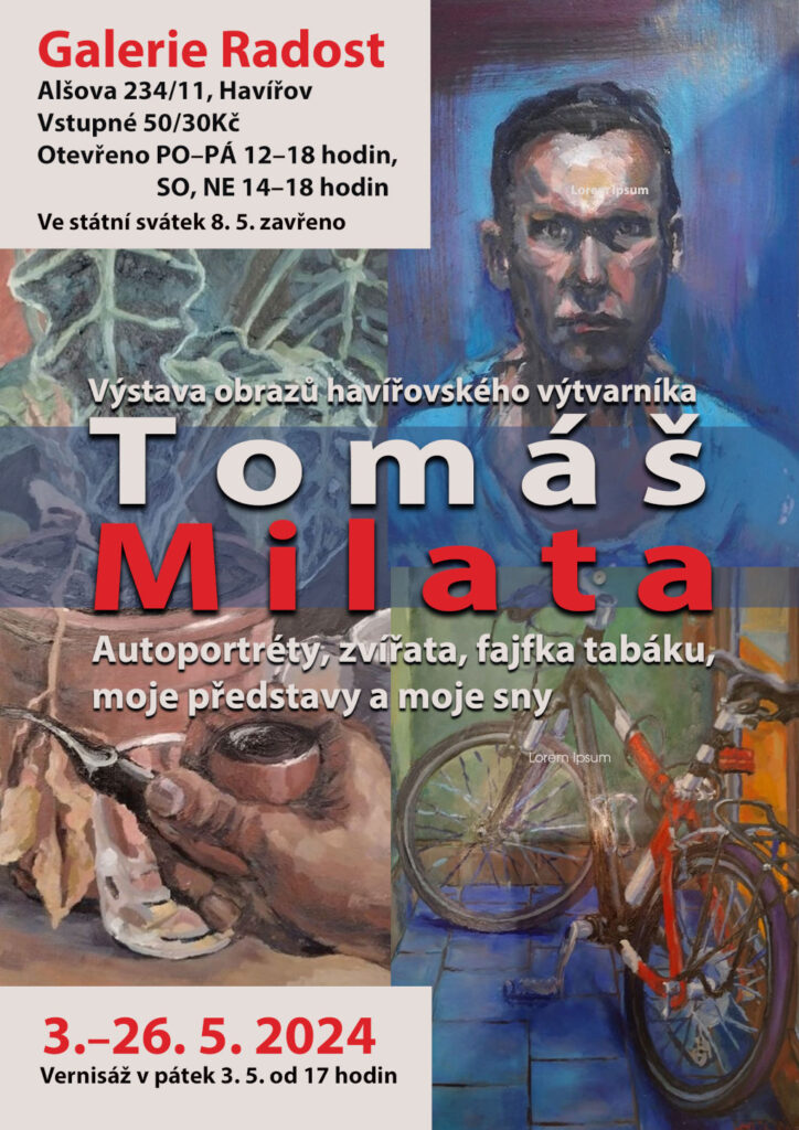 Pozvání na akci - Výstava Tomáš Milata