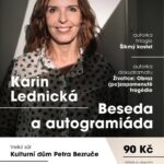 Pozvání na akci - Beseda a autogramiáda Karin Lednické