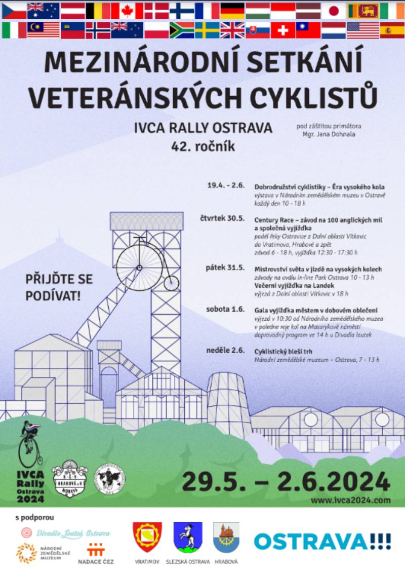 Pozvání na akci - Mezinárodní setkání veteránských cyklistů