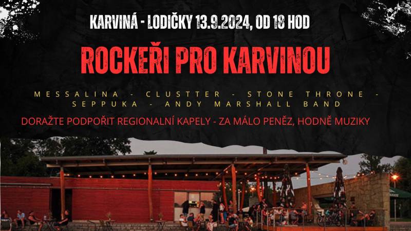 Pozvání na akci - Rockeři pro Karvinou