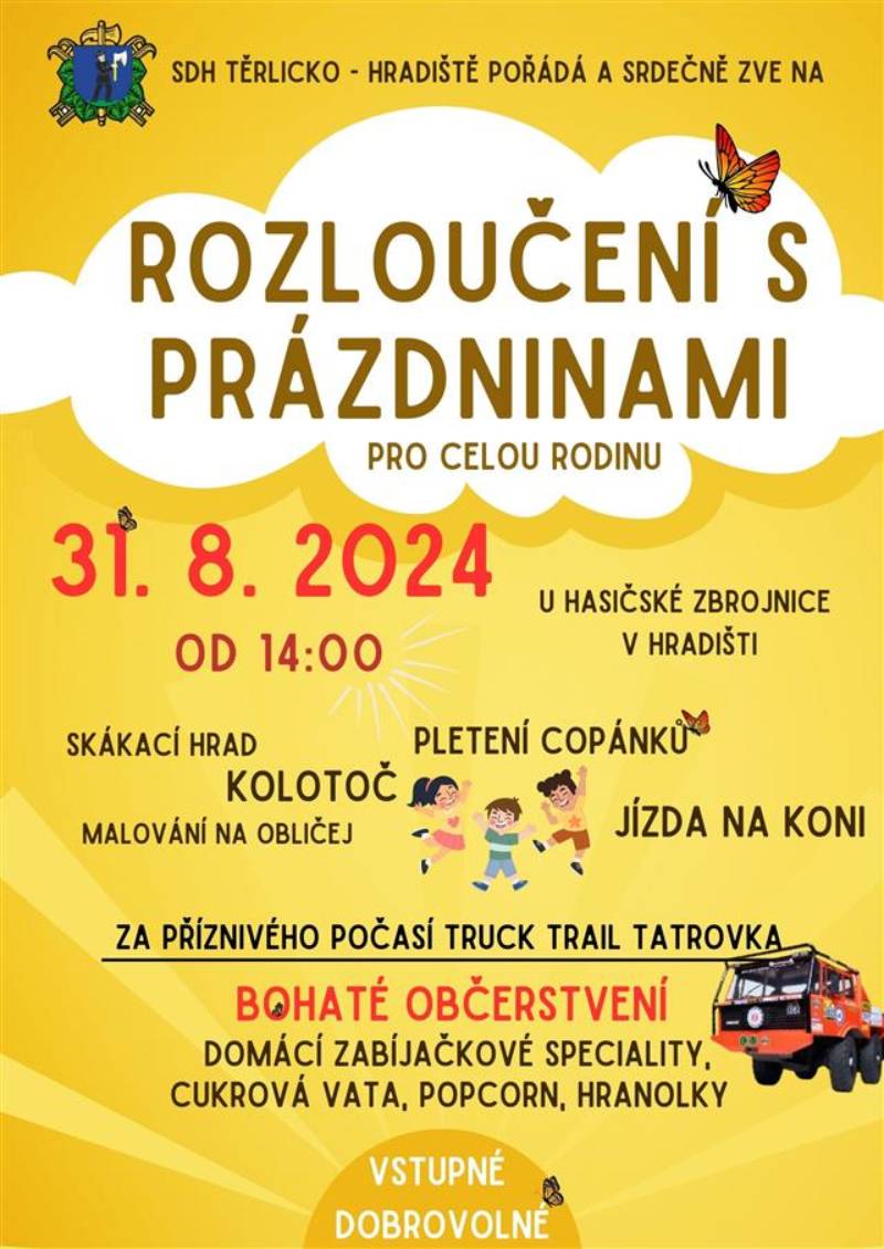 Pozvání na akci - Rozloučení s prázdninami