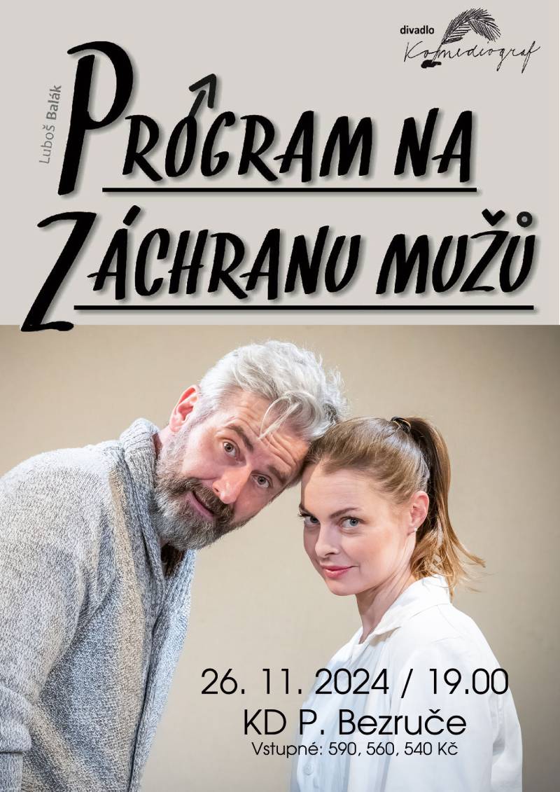 Pozvání na akci - Program na záchranu mužů