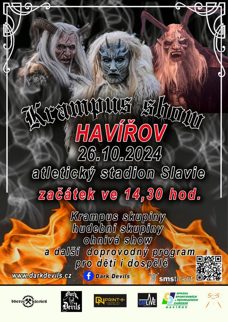 Předprodej vstupenek – KRAMPUS SHOW, Areál městské sportovní haly, Havířov