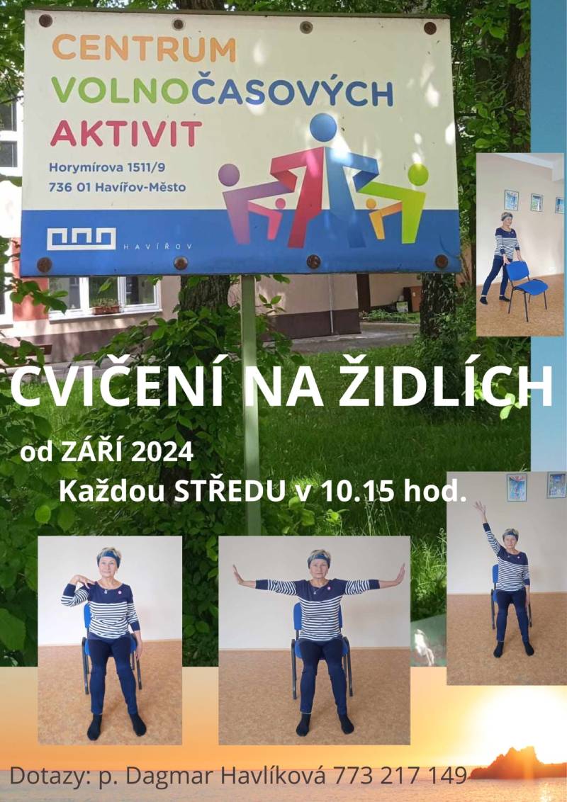 Pozvání na akci - Cvičení na židlích