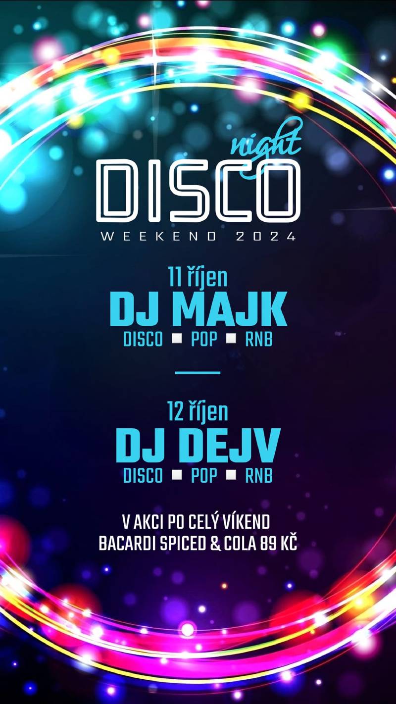 Pozvání na akci - Disco weekend