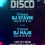 Pozvání na akci - Disco weekend