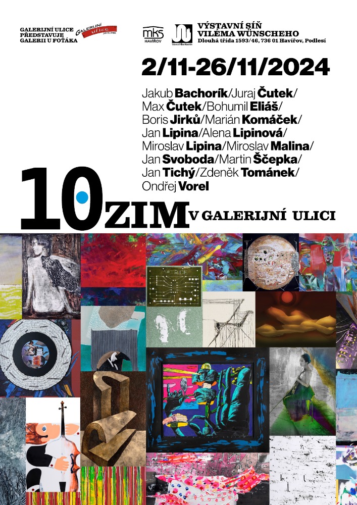 Pozvání na akci - 10 zim v galerijní ulici