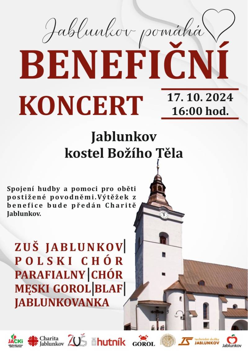 Pozvání na akci - Benefiční koncert - Jablunkov