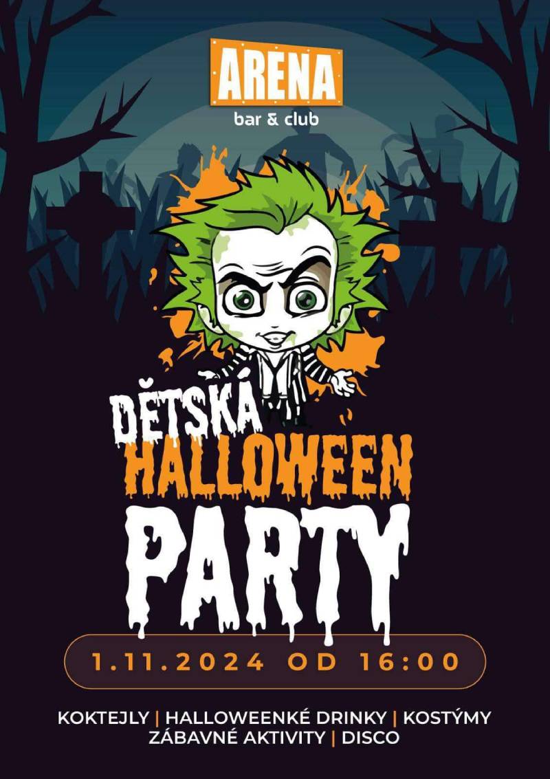 Pozvání na akci - Dětská halloweenská párty