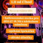 Pozvání na akci - halloweenská stezka pro děti