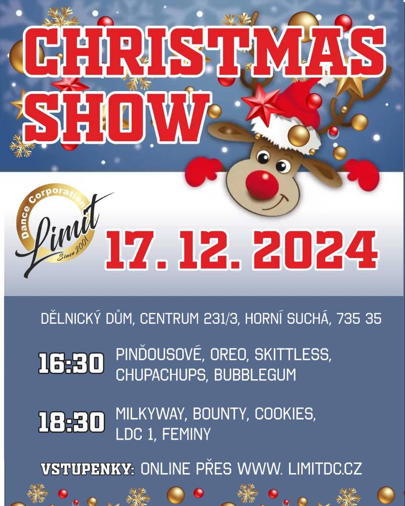 Pozvání na akci - Christmas show