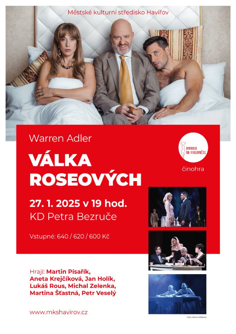 Pozvání na akci - Válka Roseových