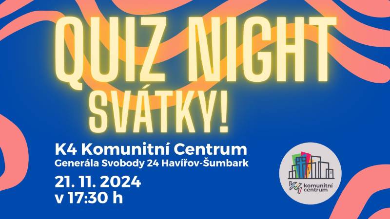 Pozvání na akci - Quiz night svátky