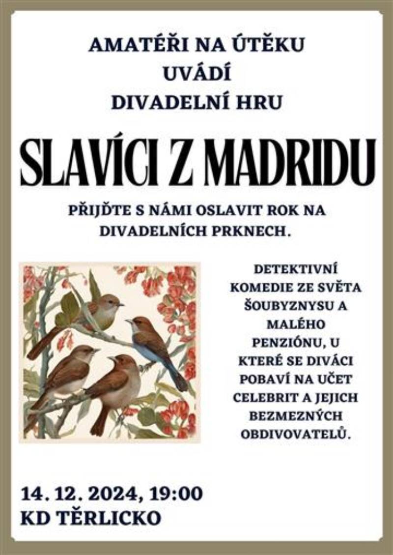 Pozvání na akci - Slavíci z Madridu