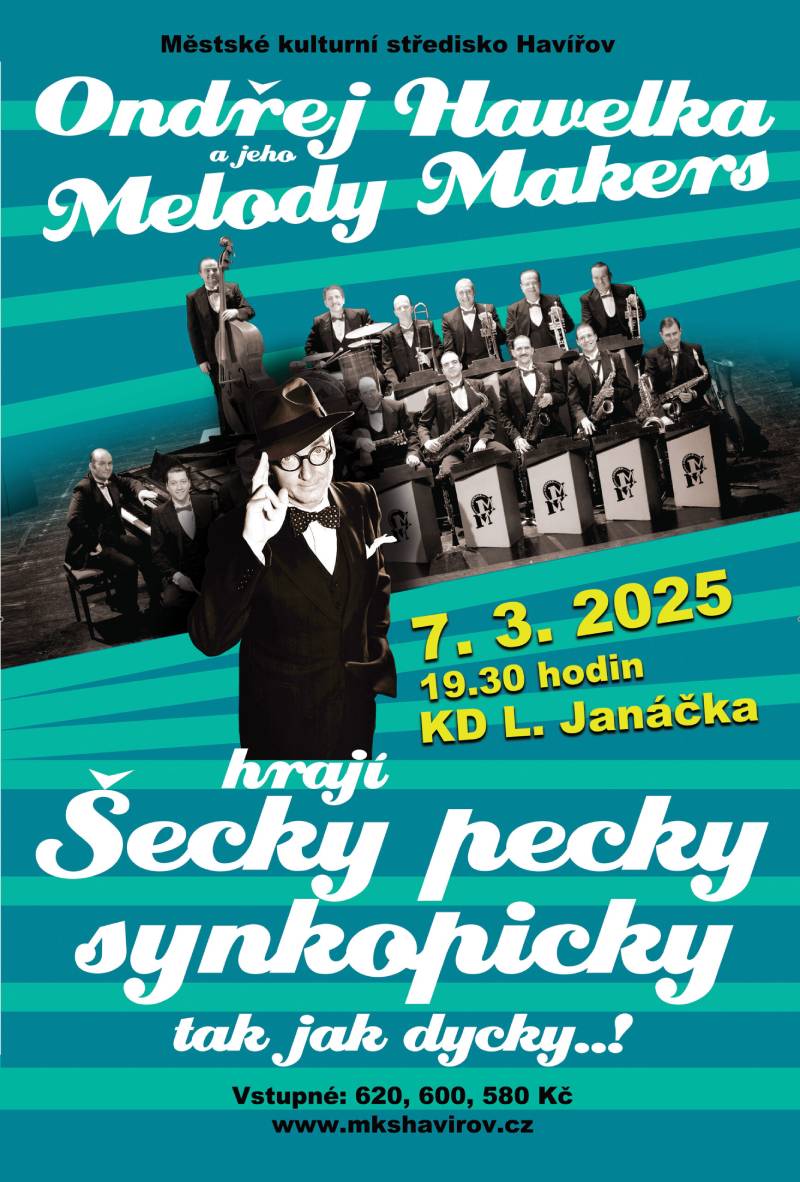 Pozvání na akci - Ondřej Havelka a jeho Melody makers