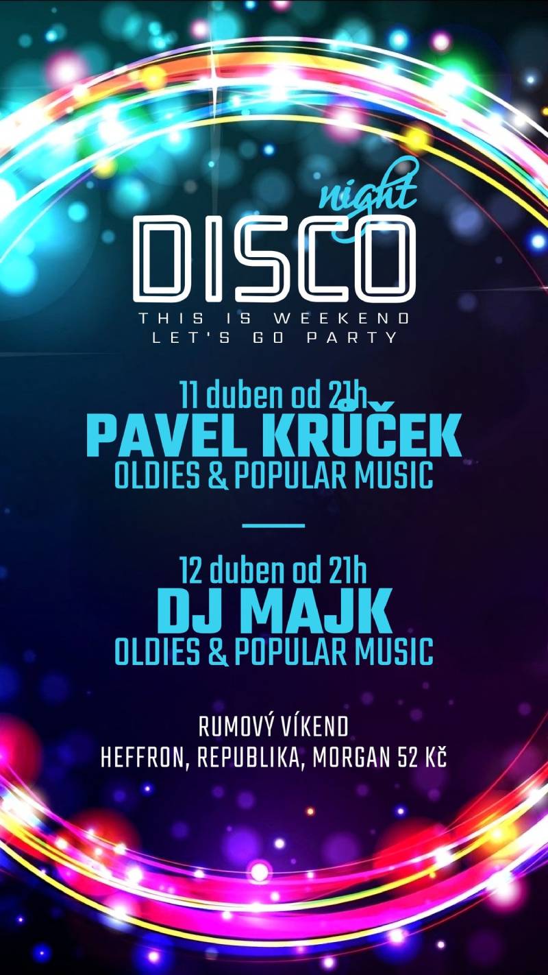 Pozvání na akci - Disco Weekend