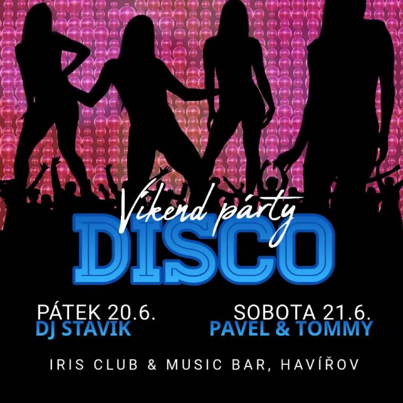 Pozvání na akci - Disco weekend