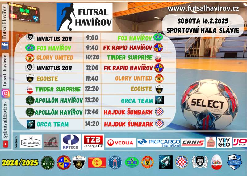 Pozvání na akci - Futsal Havířov