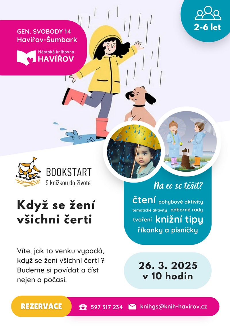 Pozvání na akci - Bookstart: Když se žení všichni čerti