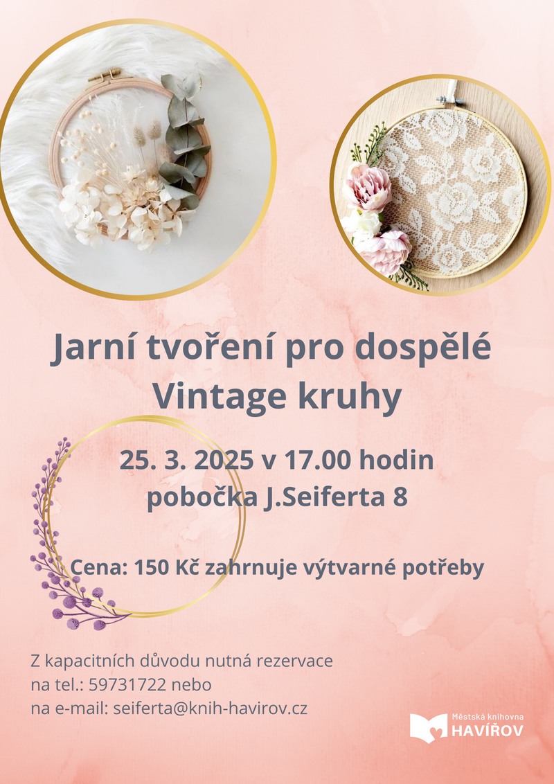 Pozvání na akci - Vintage kruhy