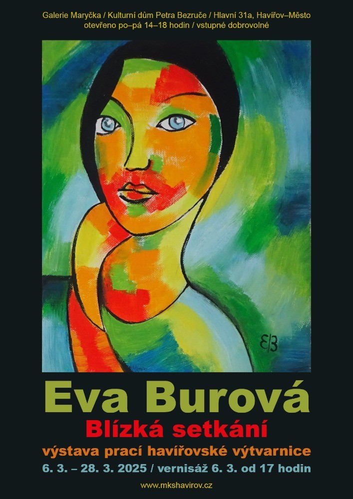 Pozvání na akci - Eva Burová - Blízká setkání