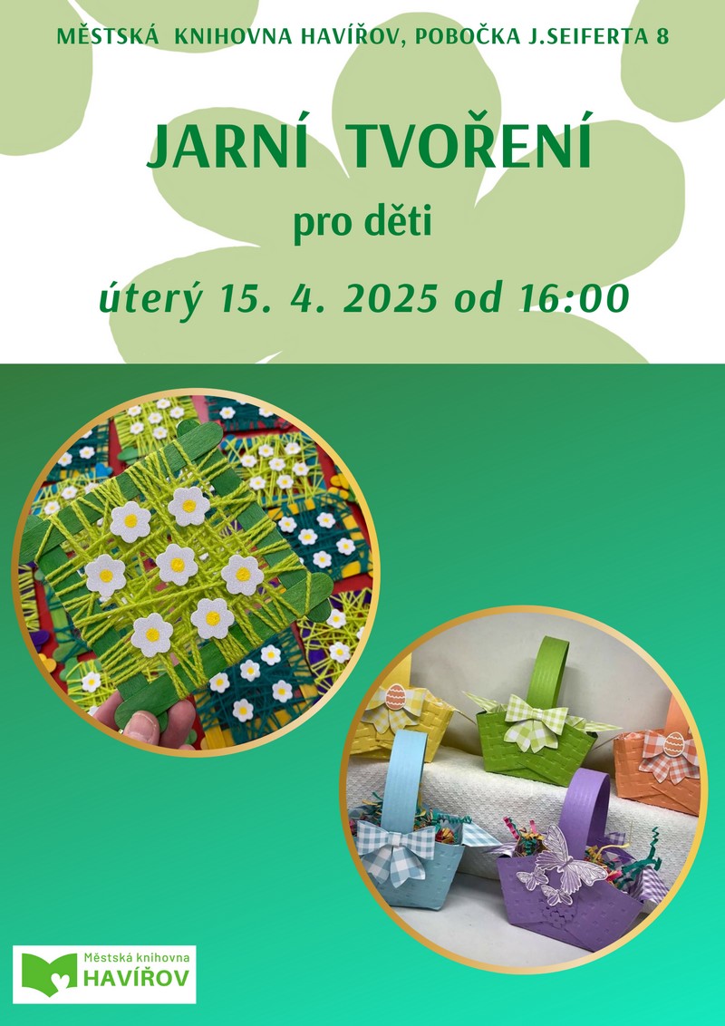 Pozvání na akci - Jarní tvoření pro děti