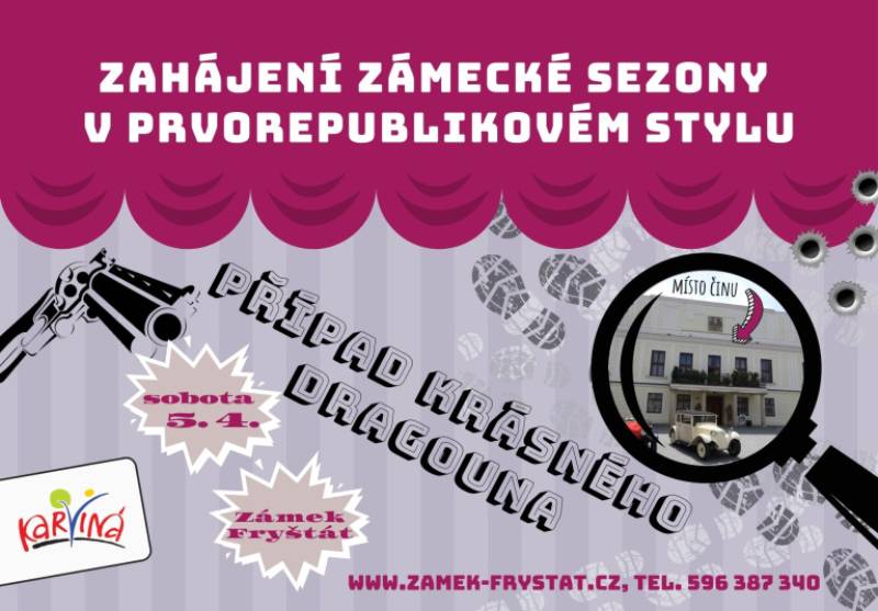 Pozvání na akci - Zahájení zámecké sezóny v prvorepublikovém stylu