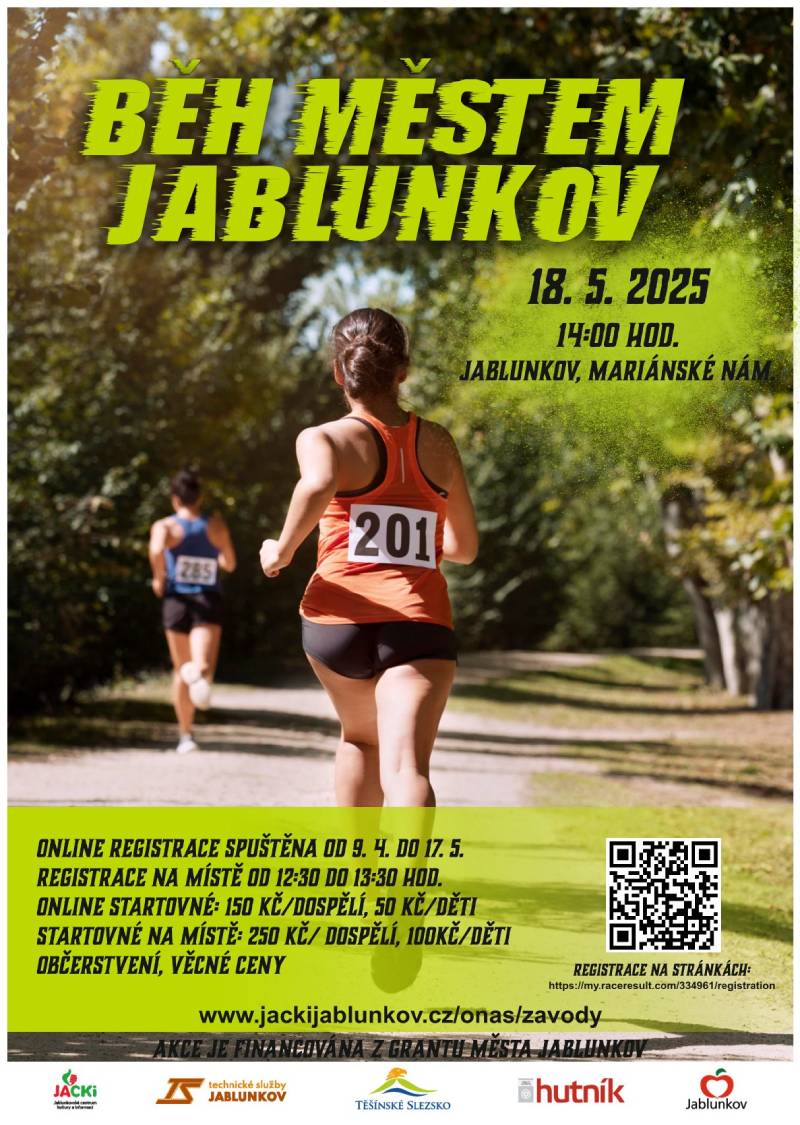 Pozvání na akci - Běh městem Jablunkov