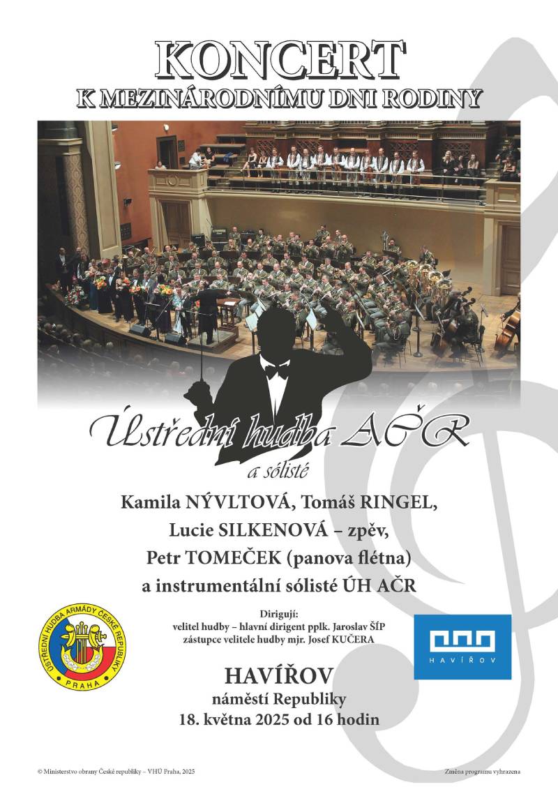 Pozvání na akci - Koncert k mezinárodnímu dni rodiny