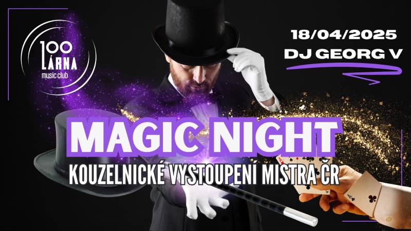 Pozvání na akci - Magic night