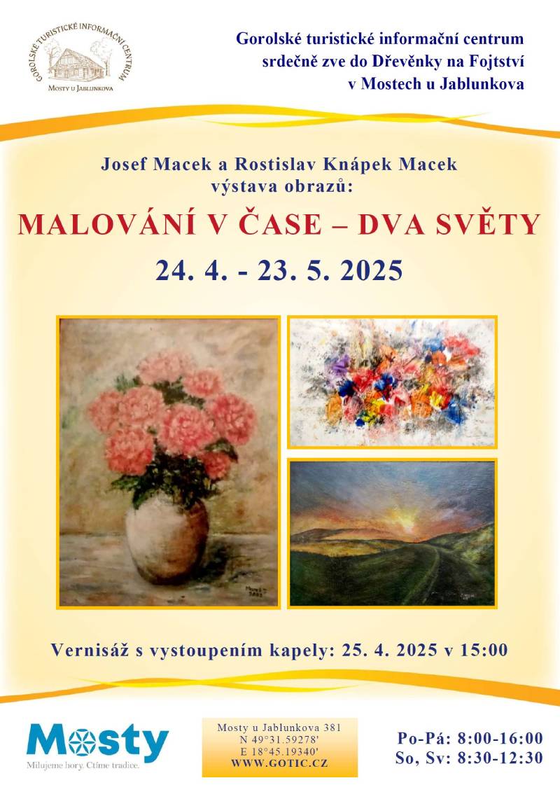Pozvání na akci - Malování v čase-dva světy