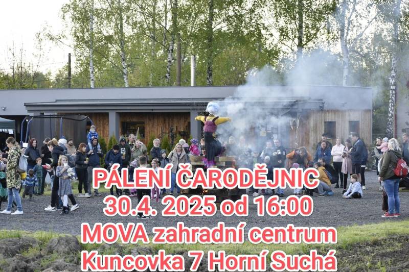 Pozvání na akci - Pálení čarodějnic