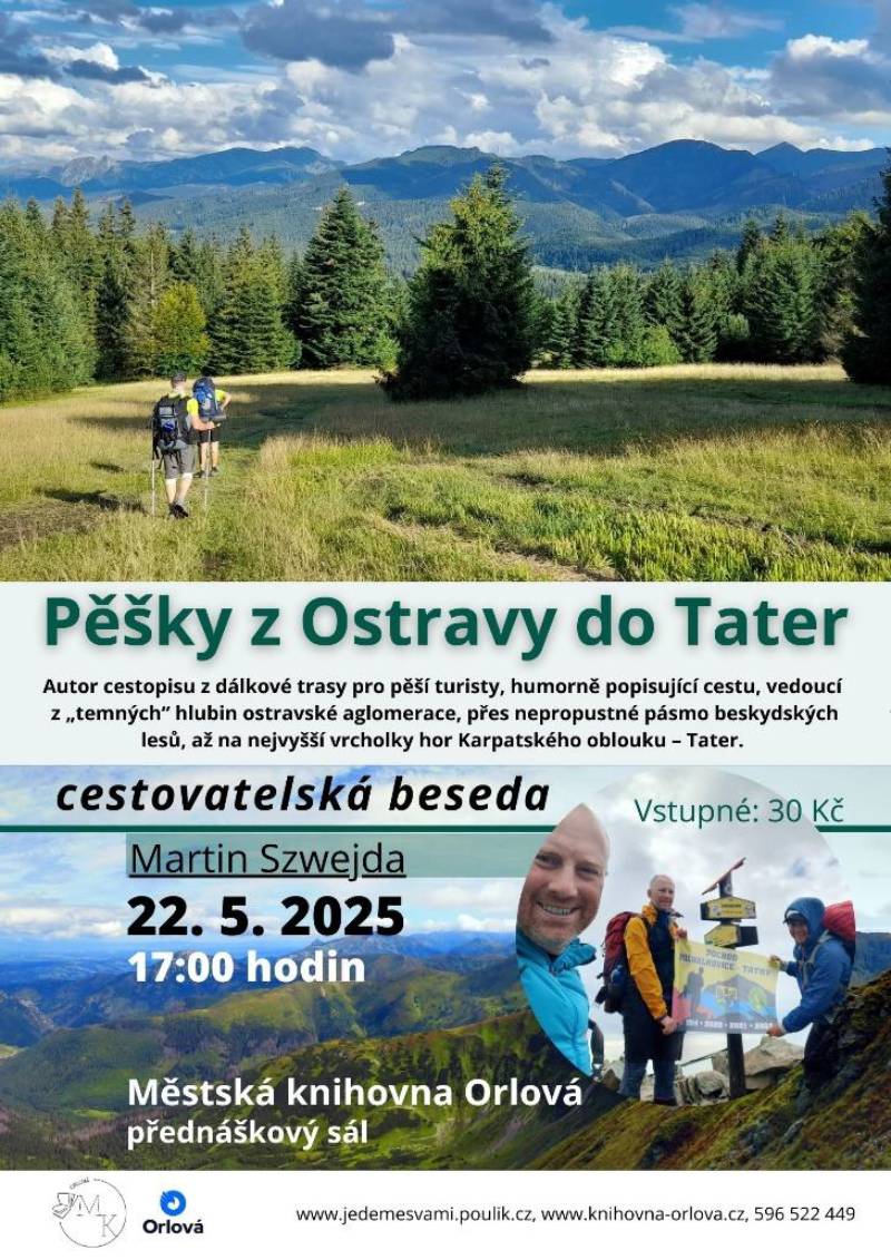 Pozvání na akci - Pěšky z Ostravy do Tater