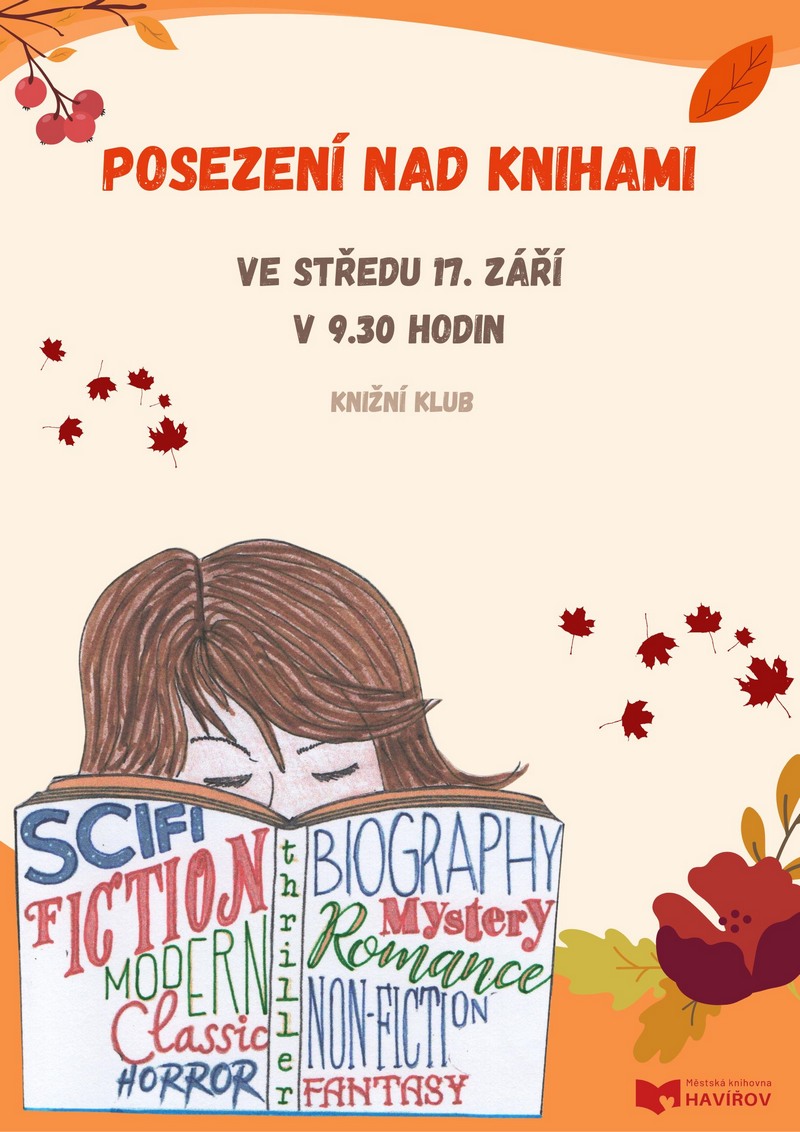 Pozvání na akci - Posezení nad knihami