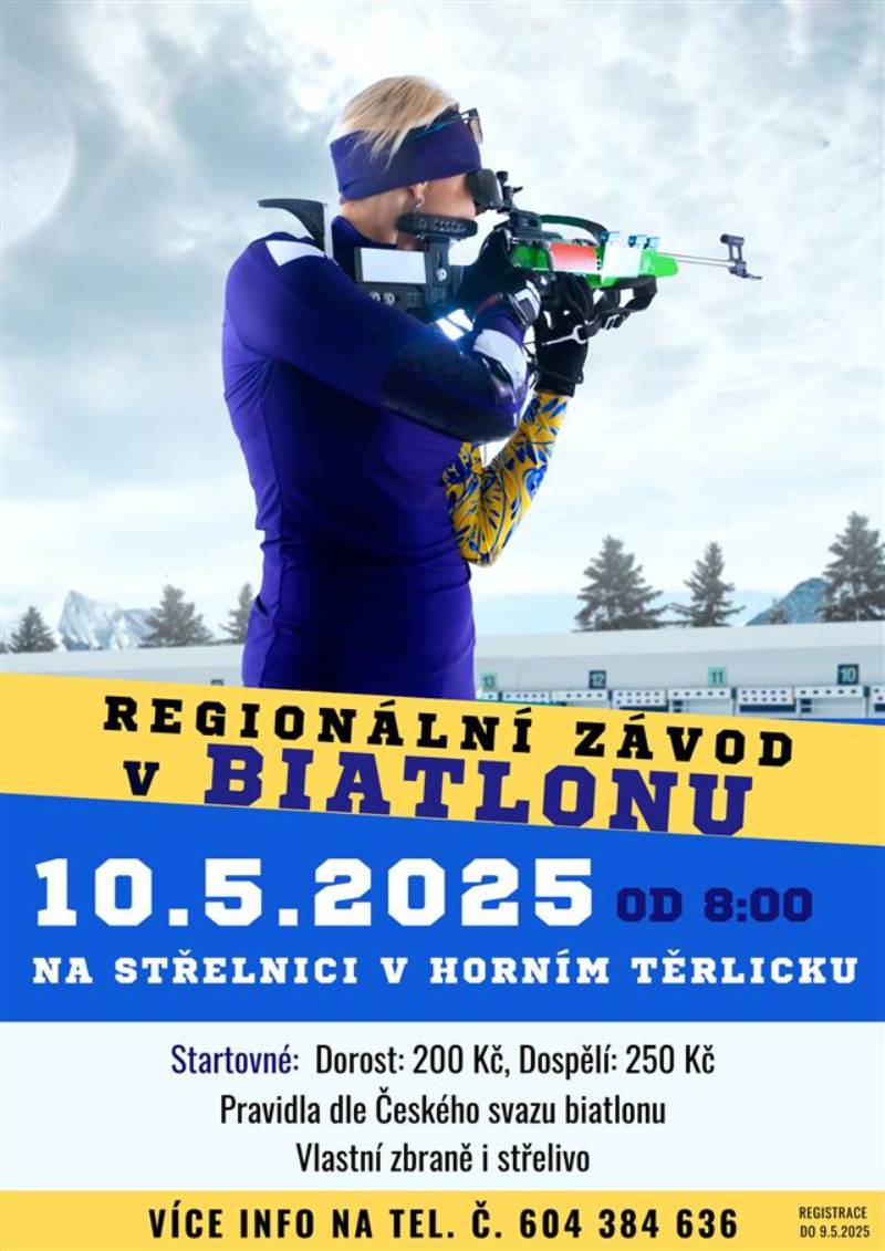 Pozvání na akci - Regionální závod v biatlonu
