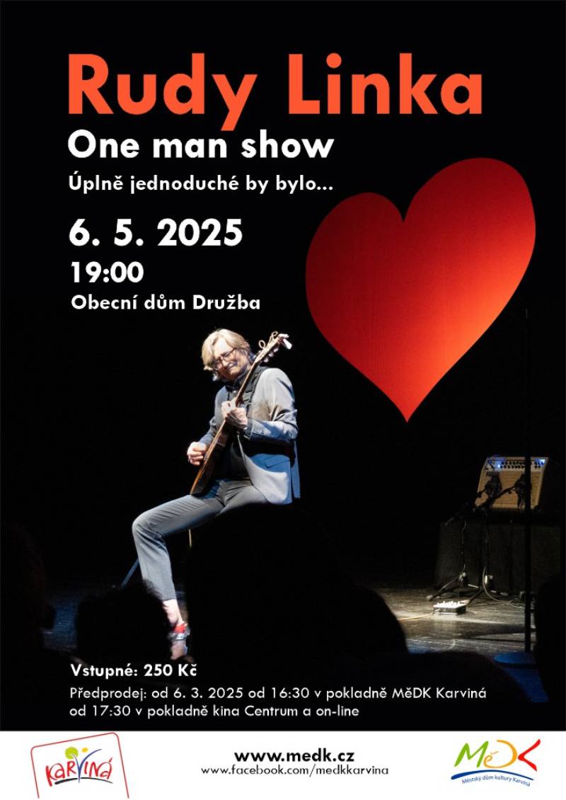 Pozvání na akci - Rudy Linka - One man show