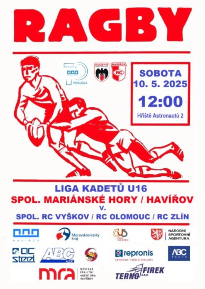 Pozvání na akci - Liga kadetů U16