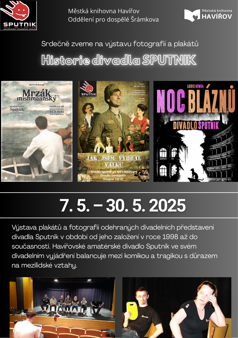 Pozvání na akci - Historie divadla Sputnik