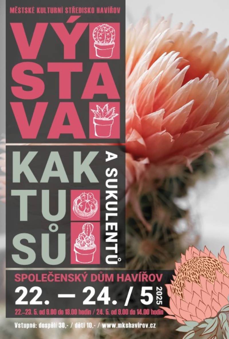 Pozvání na akci - Výstava kaktusů