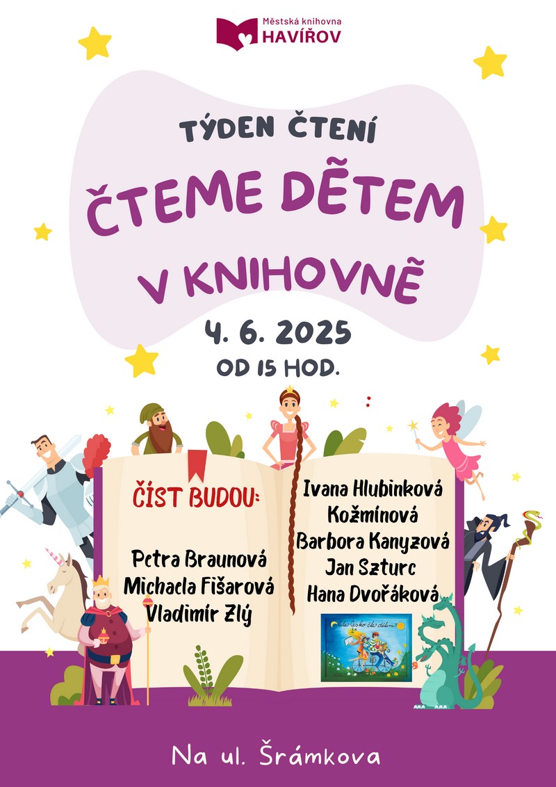 Pozvání na akci - Týden čtení: Čteme dětem