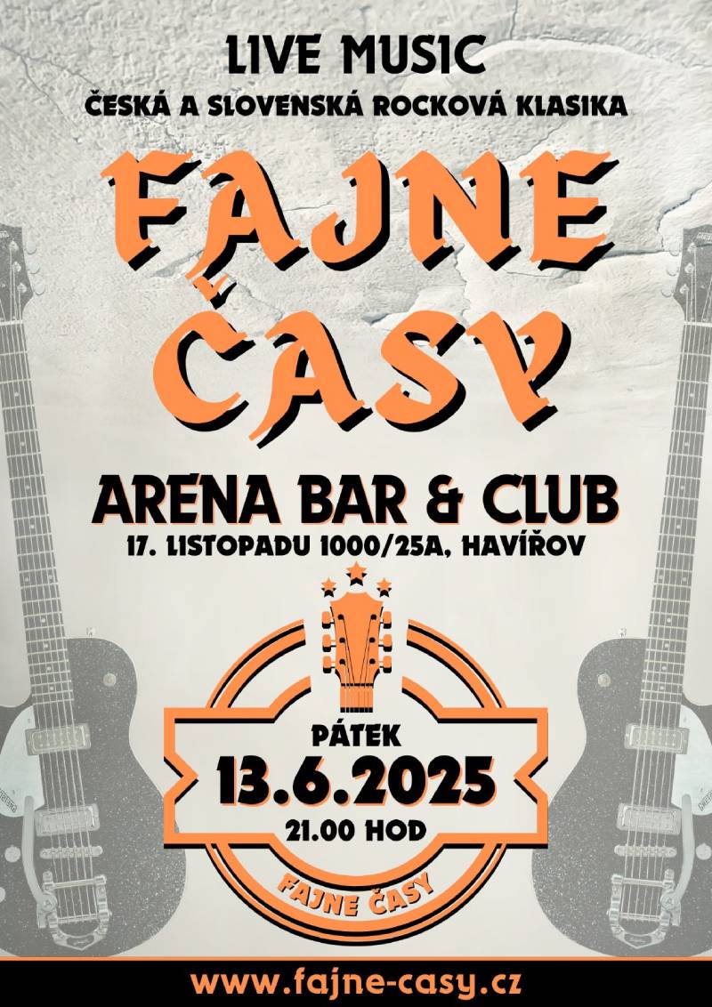 Pozvání na akci - Fajne časy