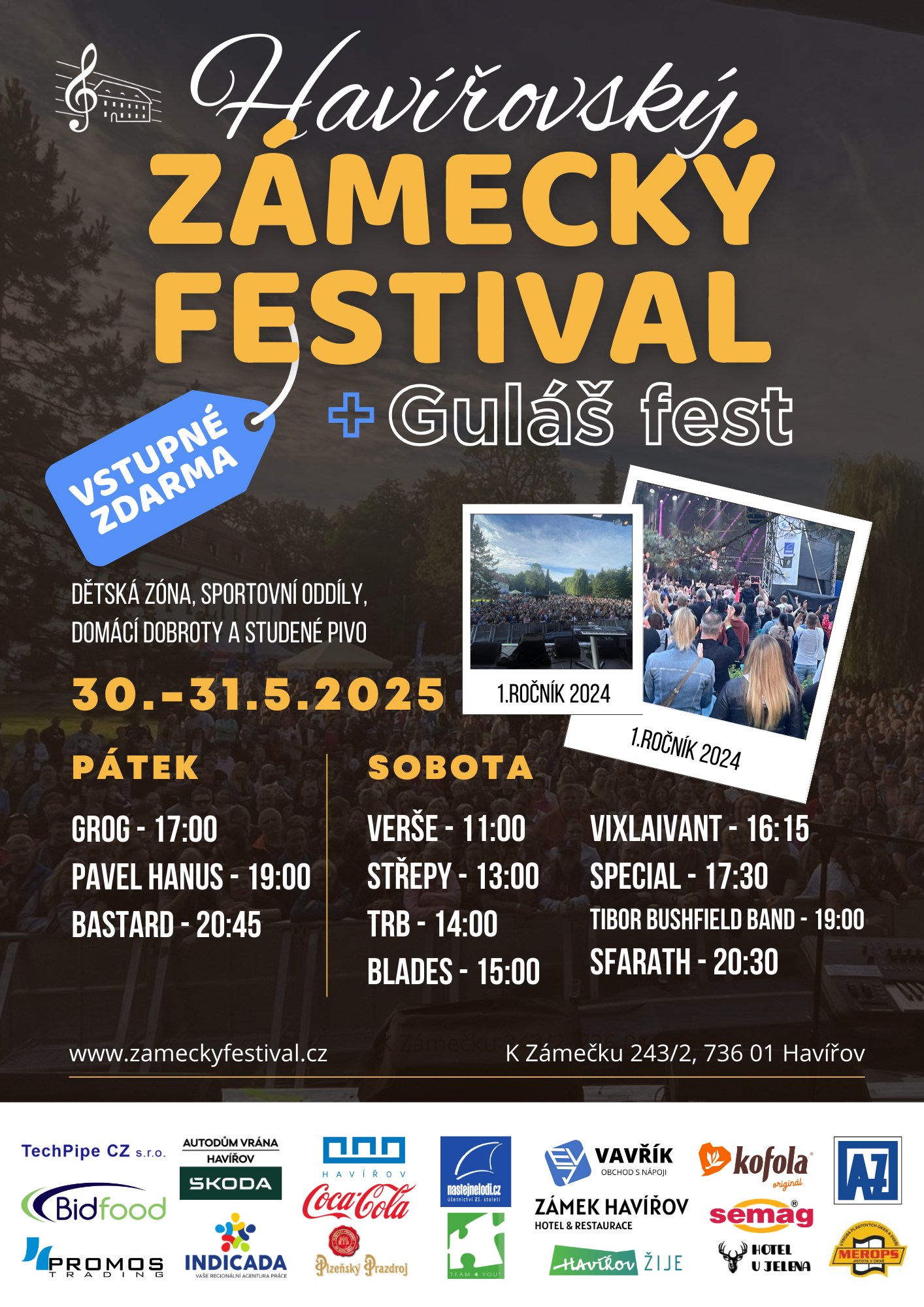 Pozvání na akci - Havířovský zámecký festival