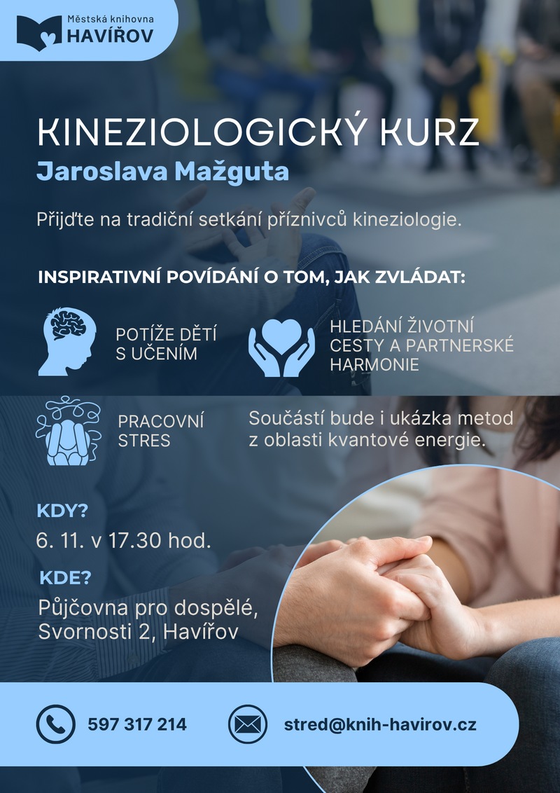 Pozvání na akci - Kineziologický kurz Jaroslava Mažguta