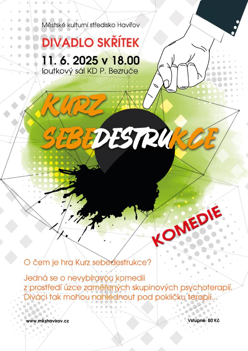 Pozvání na akci - Kurz sebedestrukce
