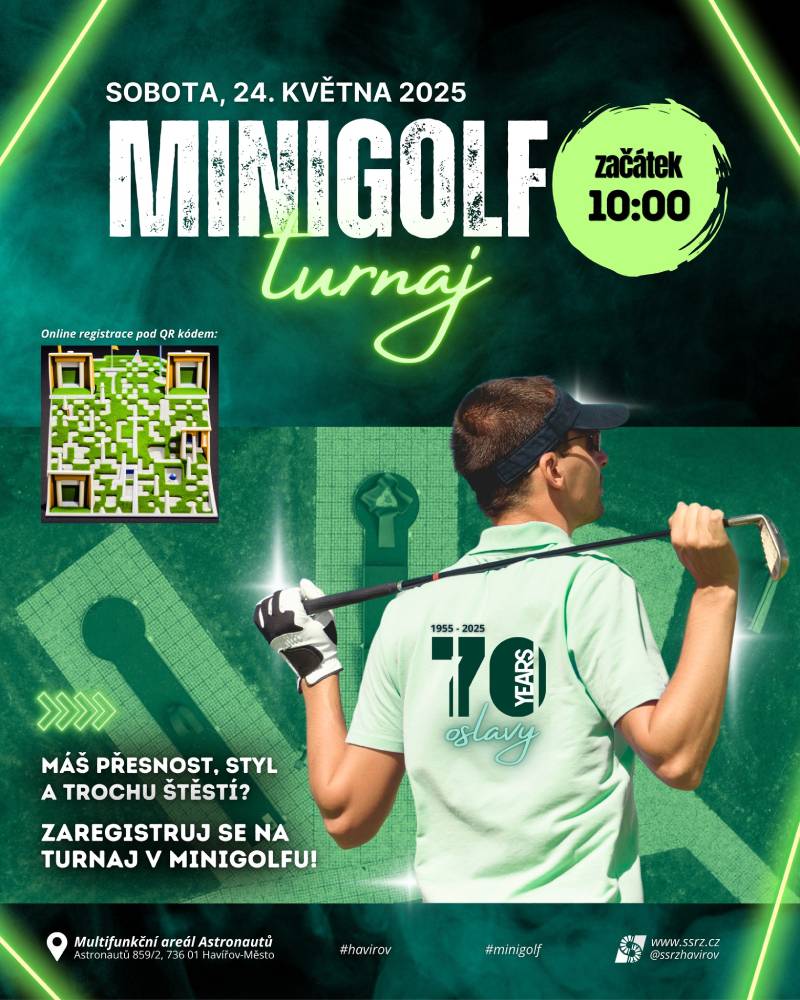 Pozvánka na akci - Turnaj v minigolfu
