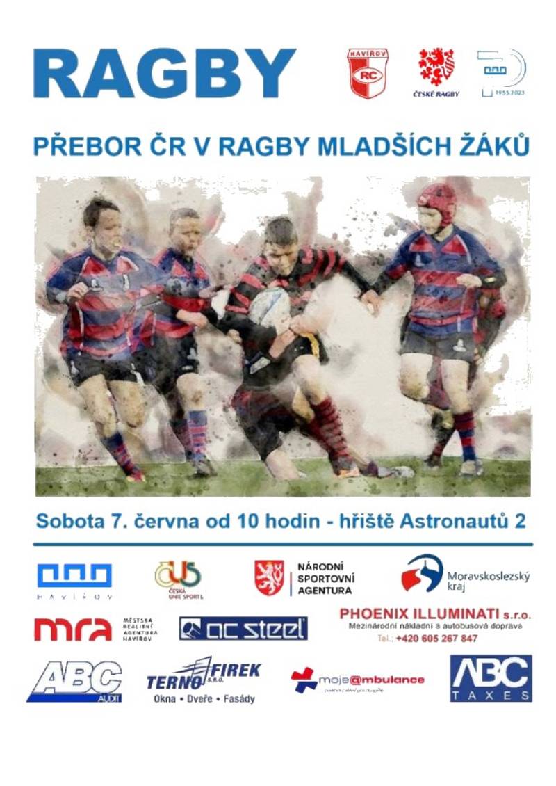 Pozvání na akci - Přebor ČR v ragby mladších žáků