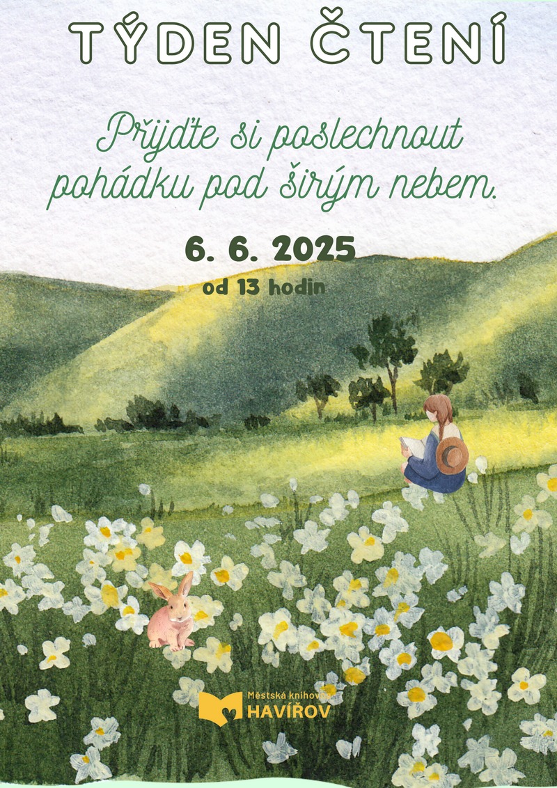 Pozvání na akci - Týden čtení: Čtení v přírodě