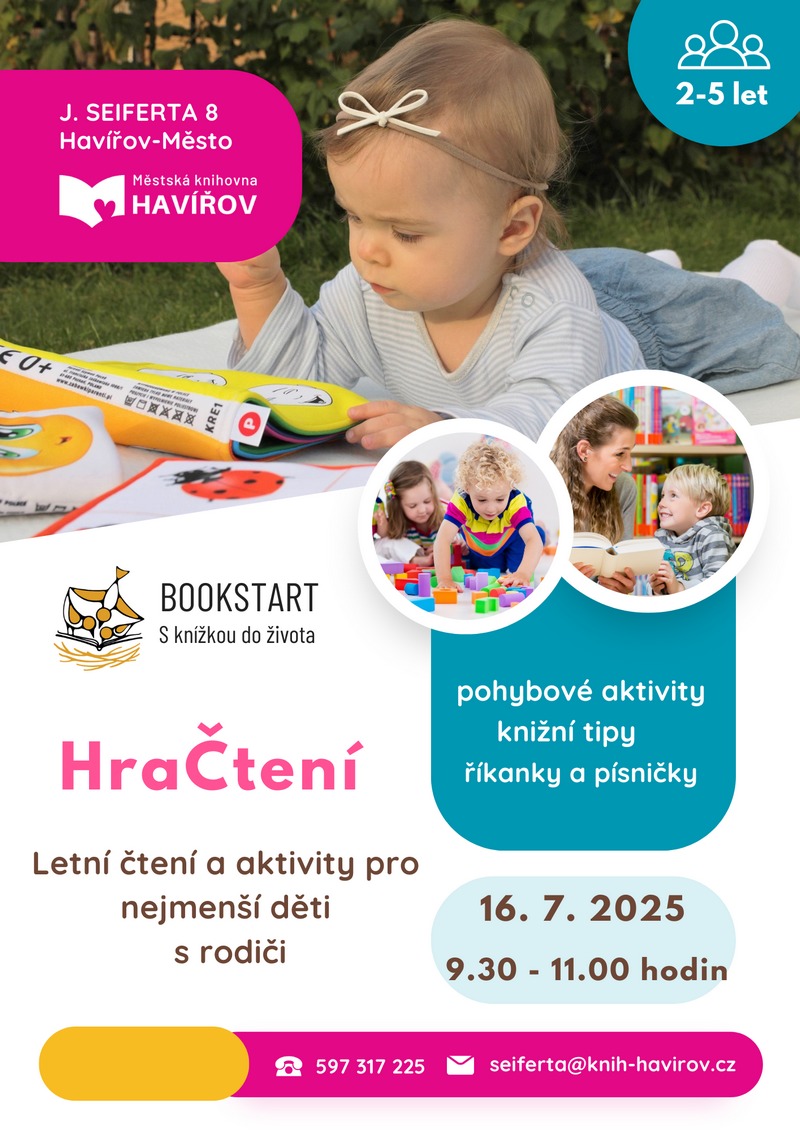 Pozvání na akci - Bookstart: HraČtení